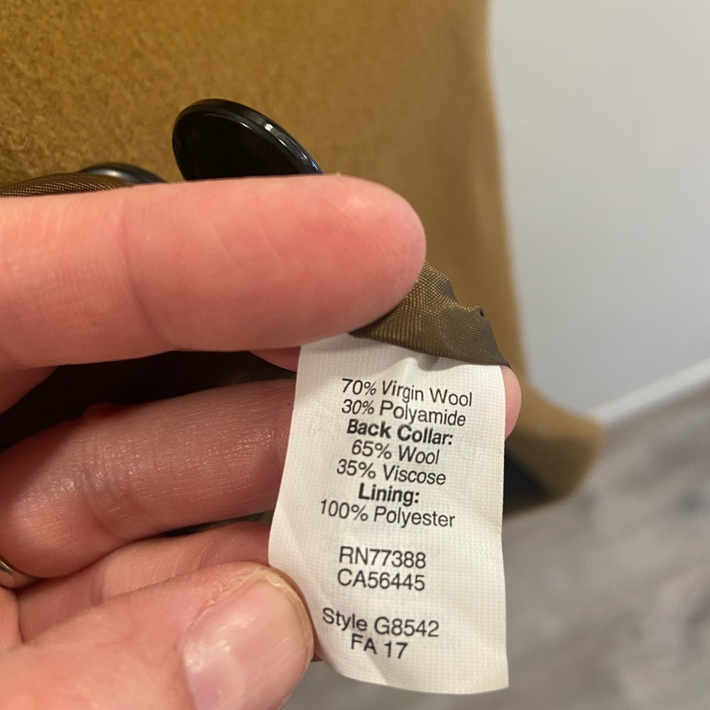 Madewell Camel Coat - Picture 6 of 8